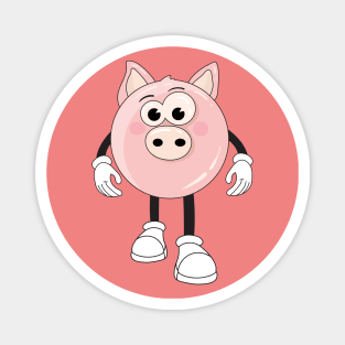 Groovy pig Magnet